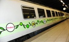 The Climate Express in Brussels Midi Station